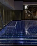 Swimming pool at Steel House, luxury hostel in Copenhagen